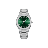 White / Green Dial