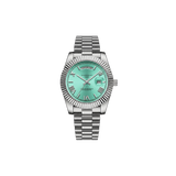 Steel / Light Blue Dial