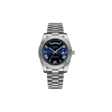 Steel / Blue Dial