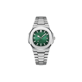 Silver / Green Dial