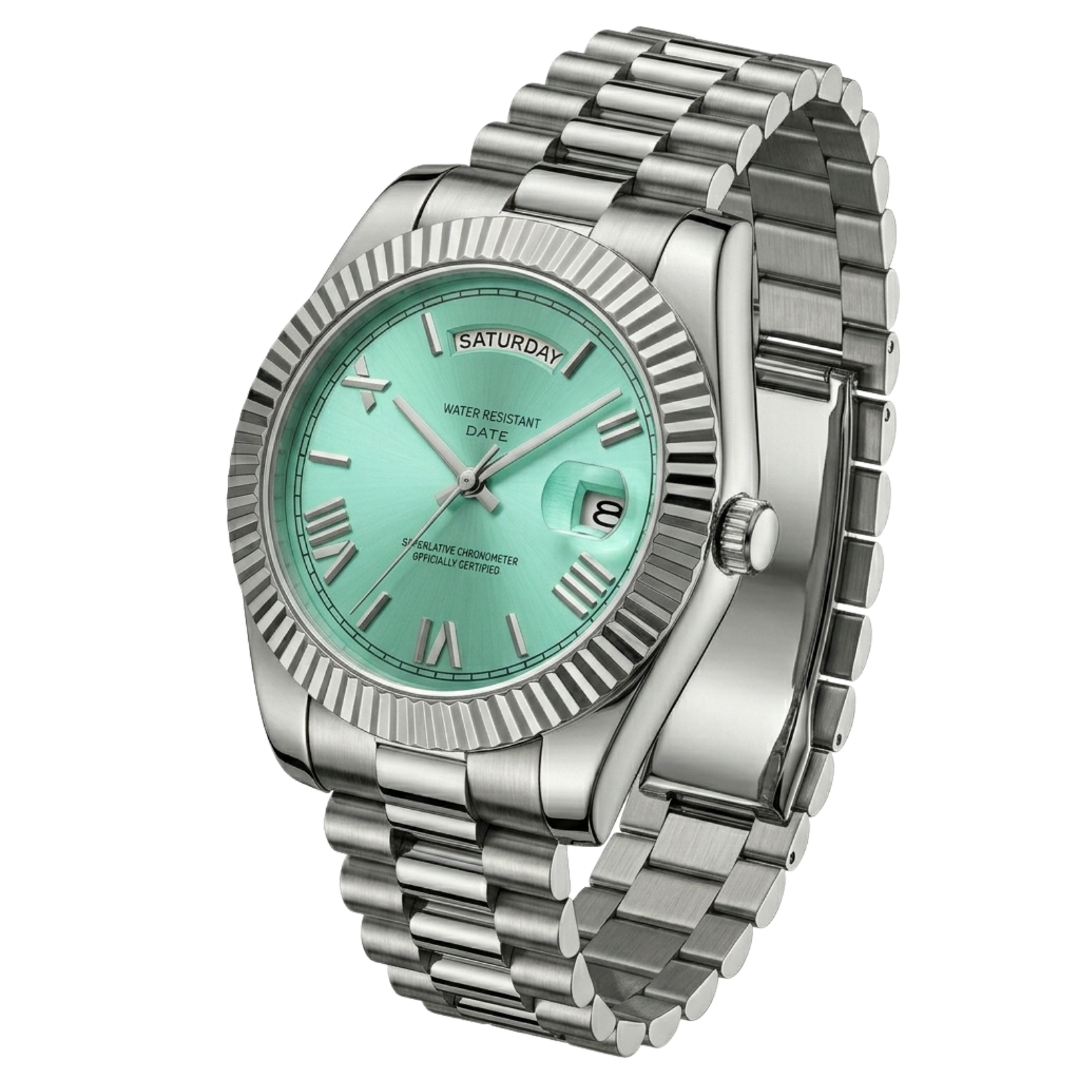 Saint Swiss President – men's dress watch wrist shot