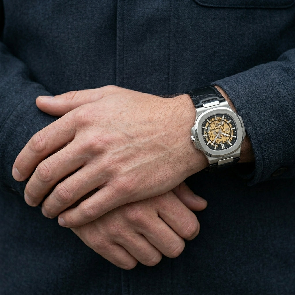 Saint Swiss Heritage Sovereign – men's gold watch