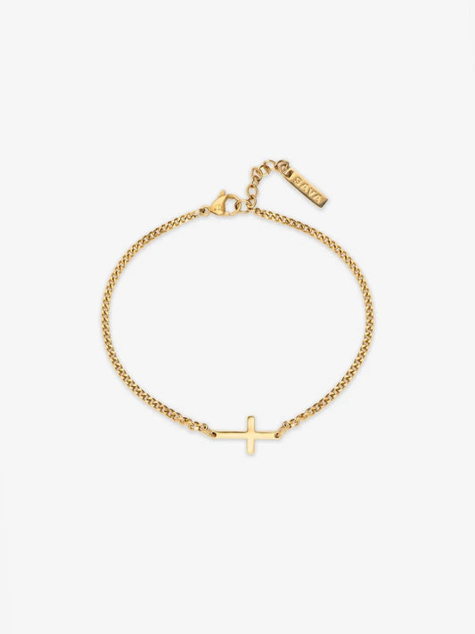Cross Bracelet ® Gold