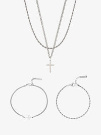 Cross X Rope ® Silver