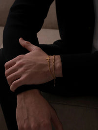 Cross Bracelet ® Gold