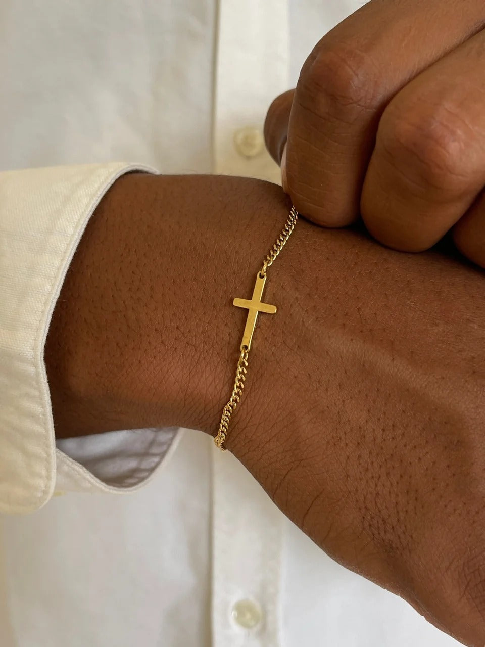 Cross Bracelet ® Gold