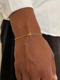 Cross Bracelet ® Gold