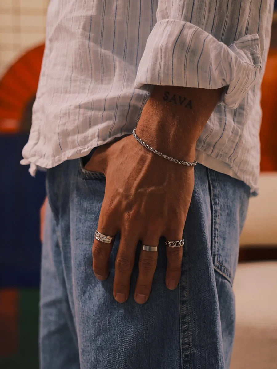 Rope Bracelet ® Silver
