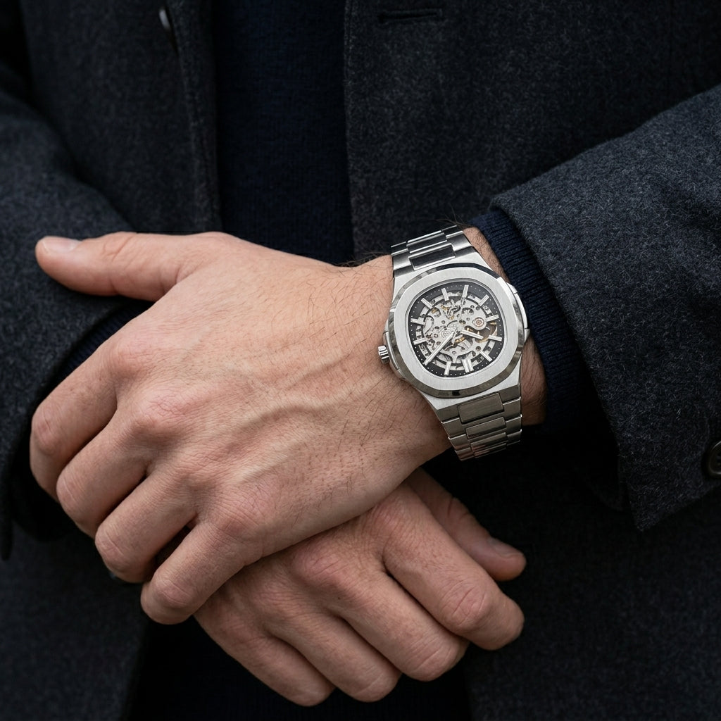 Saint Swiss Phantom Onyx – blackout luxury men's watch